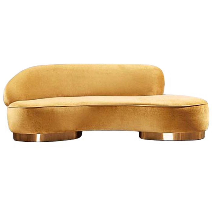 Диван Caramel Softness Шафрановый Диван Caramel Softness Шафрановый во Владивостоке | Loft Concept