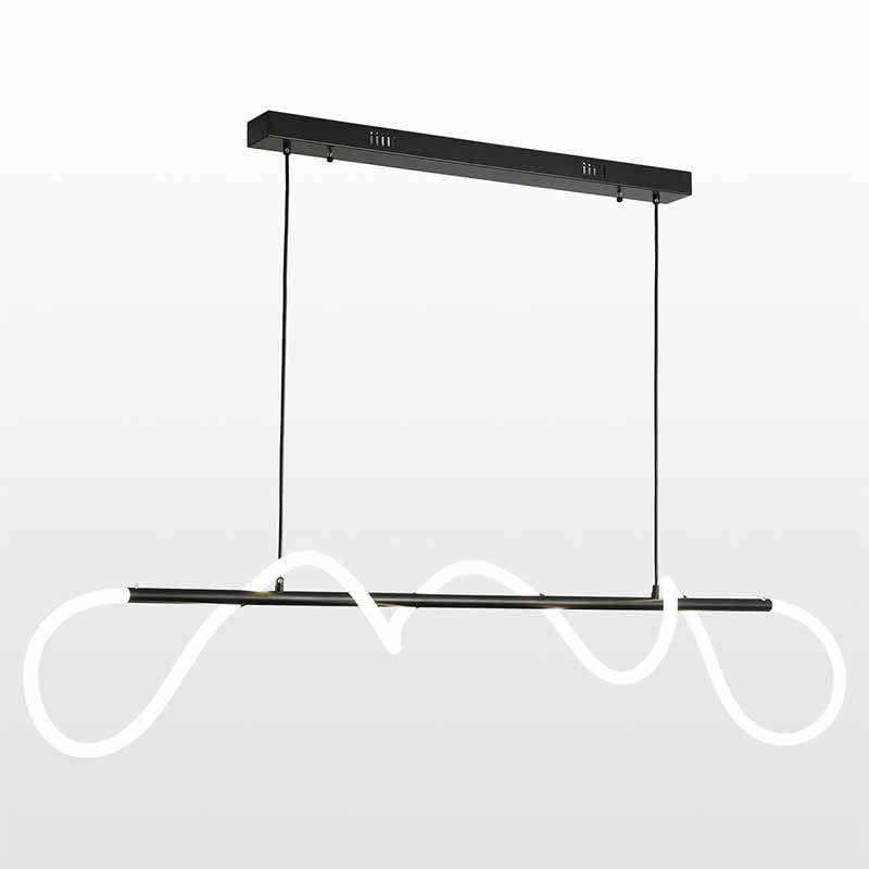 Люстра Luke Lampco Tracer Chandelier Black Line Белый Черный Люстра Luke Lampco Tracer Chandelier Black Line Белый Черный во Владивостоке | Loft Concept