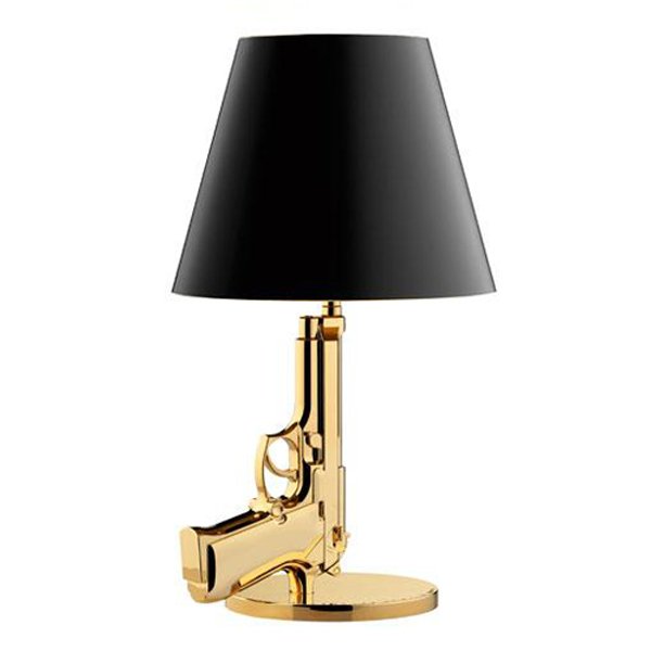 Настольная лампа Flos Guns Bedside Gold Серебряный Золотой Настольная лампа Flos Guns Bedside Gold Серебряный Золотой во Владивостоке | Loft Concept