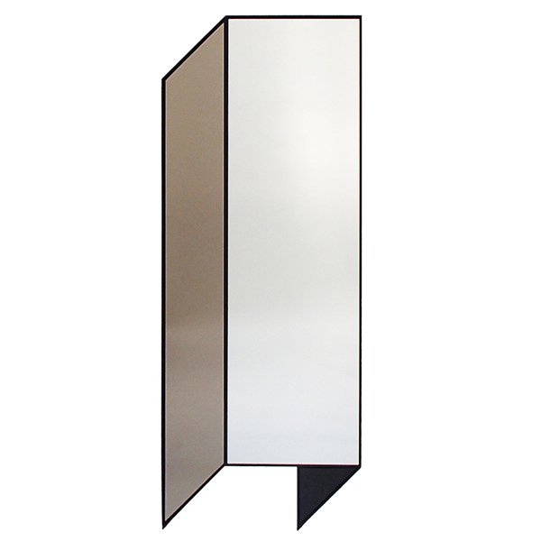 Зеркало Bower Fold Floor Shape Mirror Прозрачный Черный Серый Зеркало Bower Fold Floor Shape Mirror Прозрачный Черный Серый во Владивостоке | Loft Concept