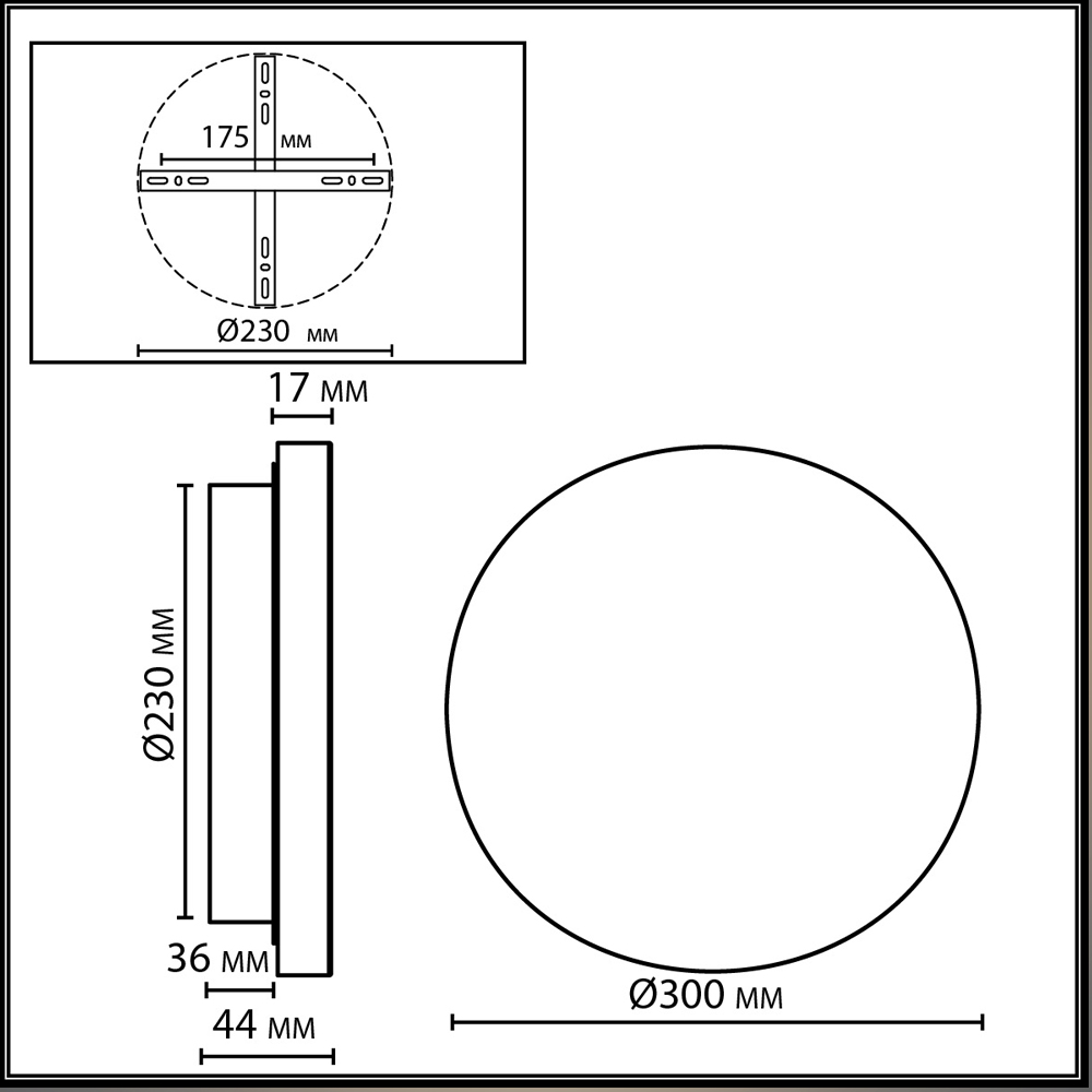 Бра круглое натуральная Пробка Natural Cork во Владивостоке