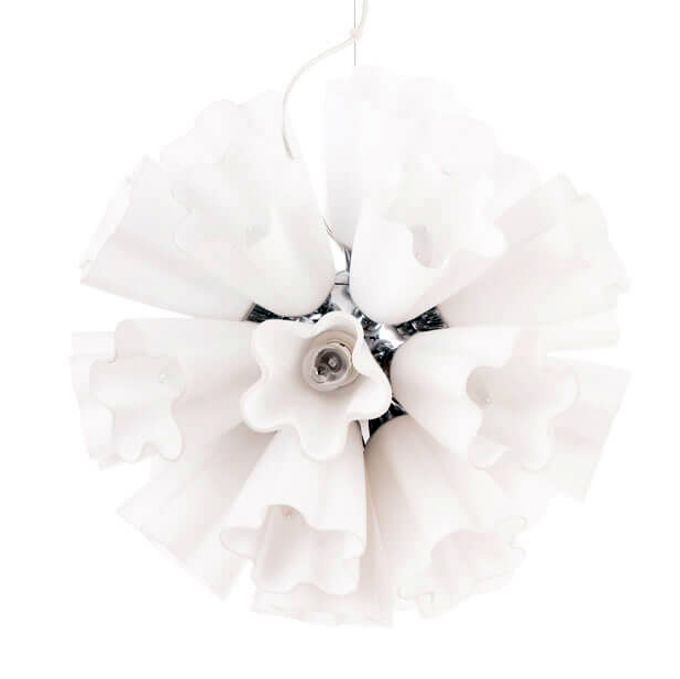 Люстра Bouquet of Snowdrops Белый Хром Люстра Bouquet of Snowdrops Белый Хром во Владивостоке | Loft Concept