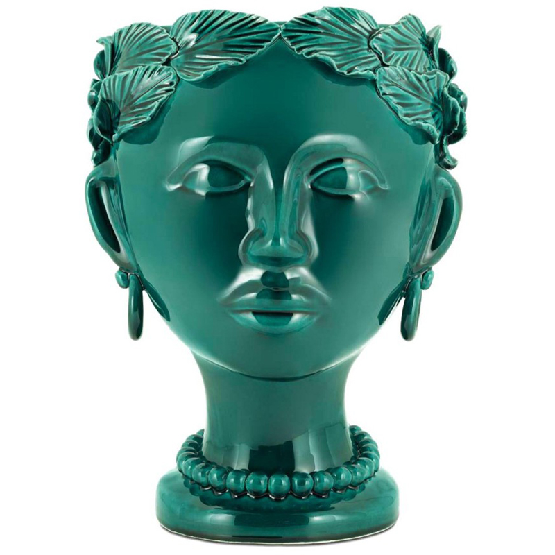 Ваза Vase Selva Mono Copper Green Изумрудный Ваза Vase Selva Mono Copper Green Изумрудный во Владивостоке | Loft Concept
