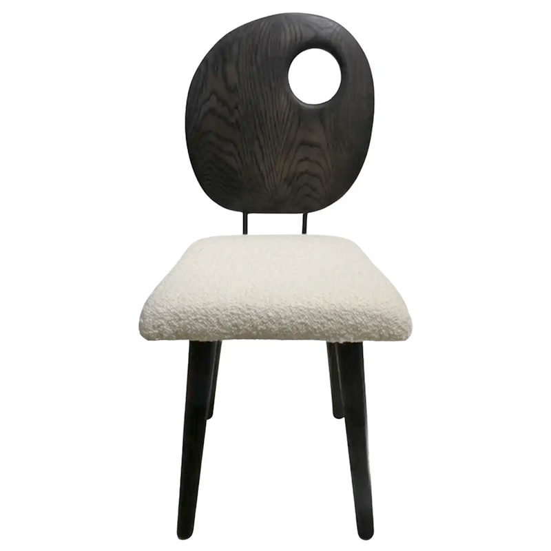 Стул Pebble Chair by Fred Rigby Studio Коричневый Белый во Владивостоке | Loft Concept 