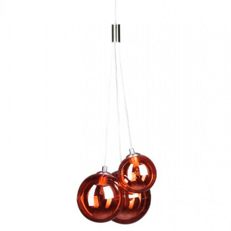 Люстра Multi Ball Red Серебряный Красный во Владивостоке | Loft Concept 