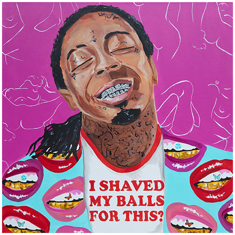 Картина Lil Wayne "I Shaved My Balls for This?" Мульти Картина Lil Wayne "I Shaved My Balls for This?" Мульти во Владивостоке | Loft Concept