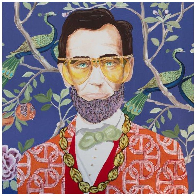 Картина Abe with Donkey Rope and Hermès Jacket Мульти Картина Abe with Donkey Rope and Hermès Jacket Мульти во Владивостоке | Loft Concept