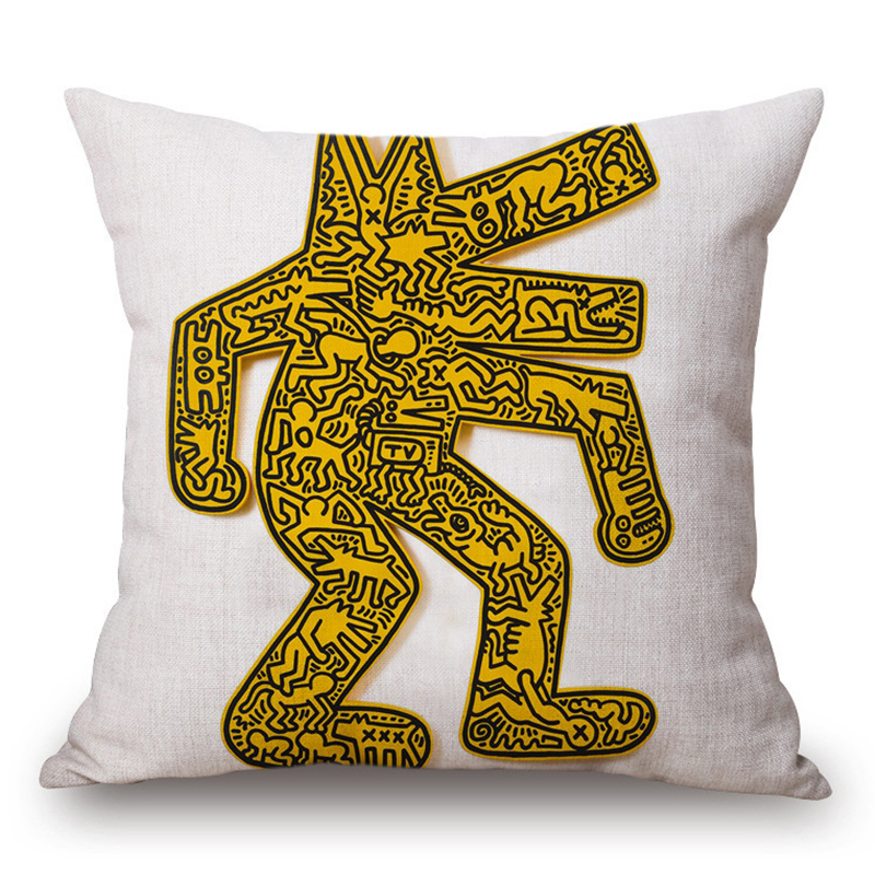 Подушка Keith Haring 14 Мульти Подушка Keith Haring 14 Мульти во Владивостоке | Loft Concept