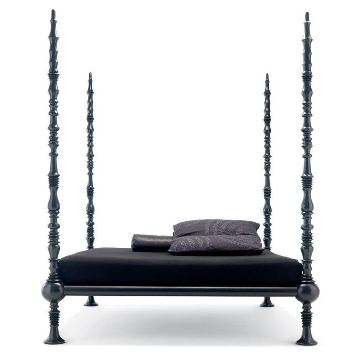 Кровать Mama li Turchi by Ceccotti Collezioni Black Черный Кровать Mama li Turchi by Ceccotti Collezioni Black Черный во Владивостоке | Loft Concept