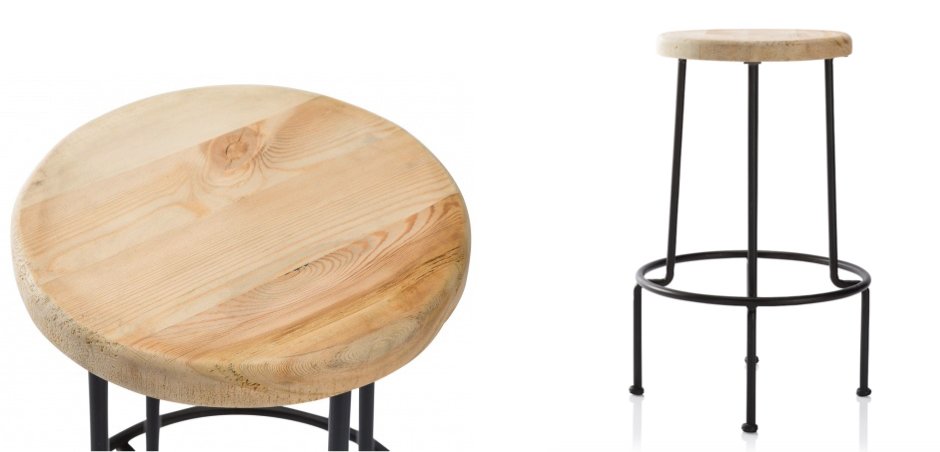 Барный стул Industrial Iron Linden Bar Stool - Loft-Concept во Владивостоке