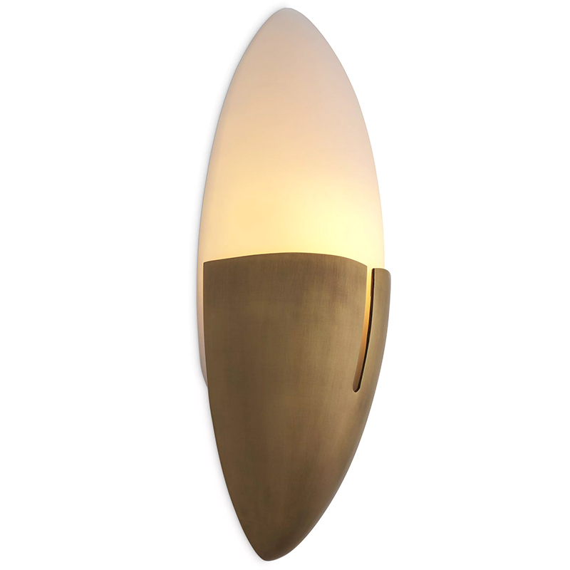 Бра Eichholtz Wall Lamp Bernina Белый Латунь Бра Eichholtz Wall Lamp Bernina Белый Латунь во Владивостоке | Loft Concept
