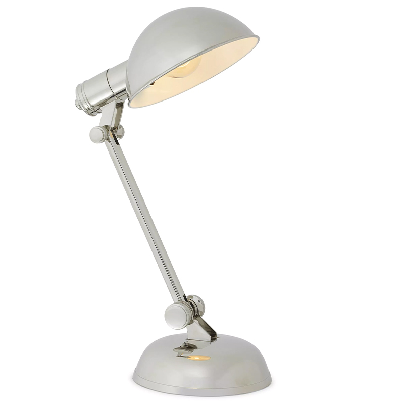 Настольная лампа Eichholtz Desk Lamp Navy Никель Настольная лампа Eichholtz Desk Lamp Navy Никель во Владивостоке | Loft Concept