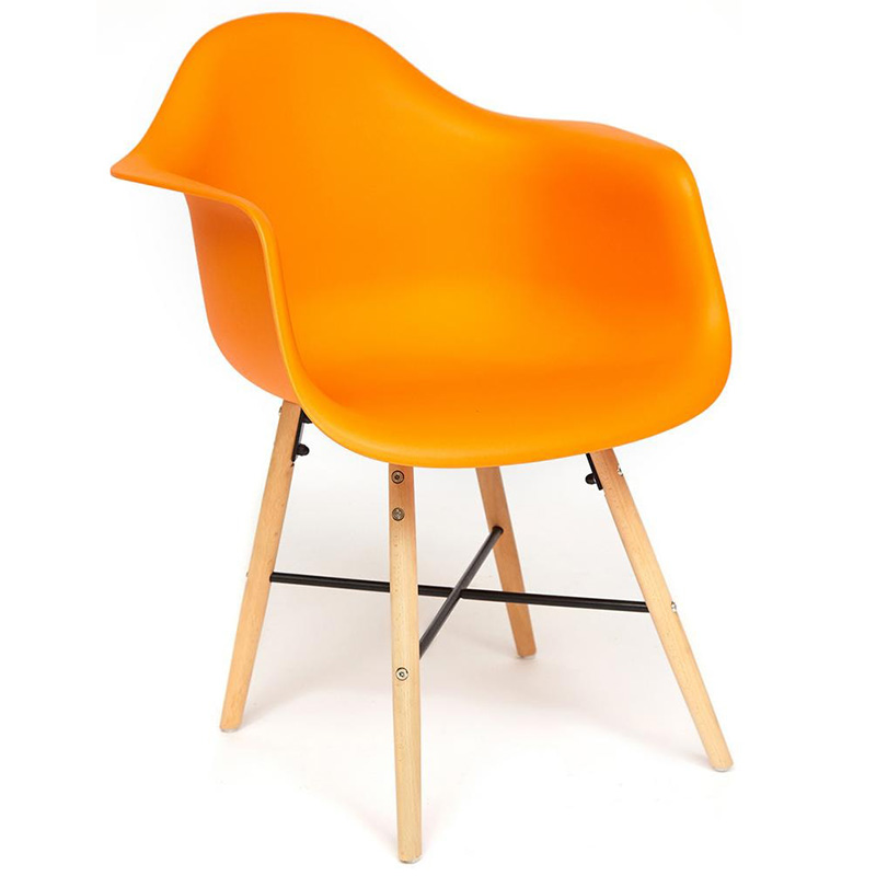 Стул DAW orange Оранжевый Древесина Стул DAW orange Оранжевый Древесина во Владивостоке | Loft Concept