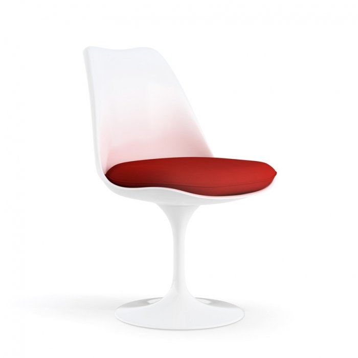 Стул Tulip Side Chair Черный Красный Белый Стул Tulip Side Chair Черный Красный Белый во Владивостоке | Loft Concept