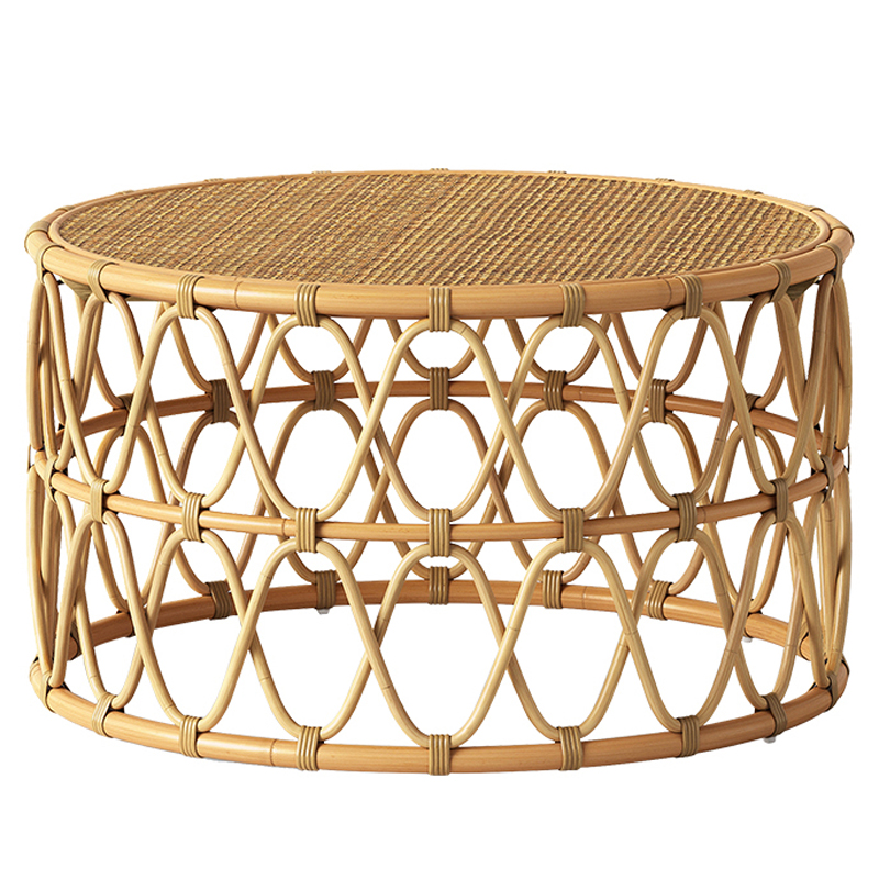 Кофейный стол Lotta Wicker Coffee Table Древесина Кофейный стол Lotta Wicker Coffee Table Древесина во Владивостоке | Loft Concept