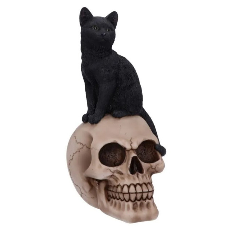 Статуэтка Skull Black Cat Черный Статуэтка Skull Black Cat Черный во Владивостоке | Loft Concept