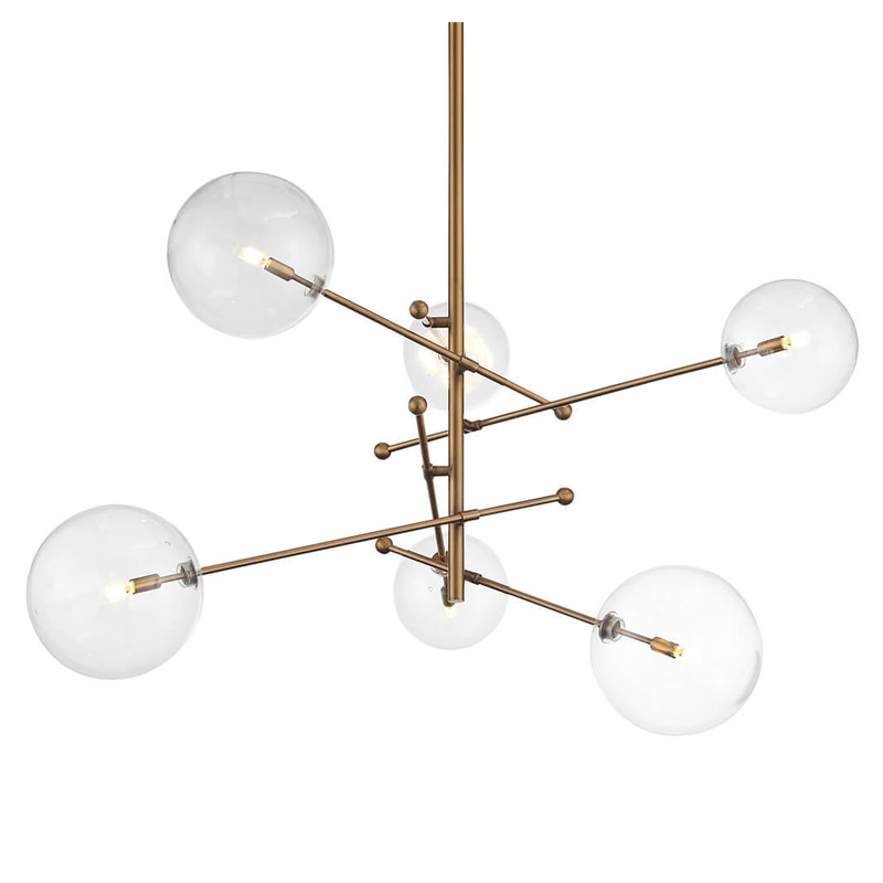 Люстра Gallotti & Radice Brass 6 Латунь Люстра Gallotti & Radice Brass 6 Латунь во Владивостоке | Loft Concept