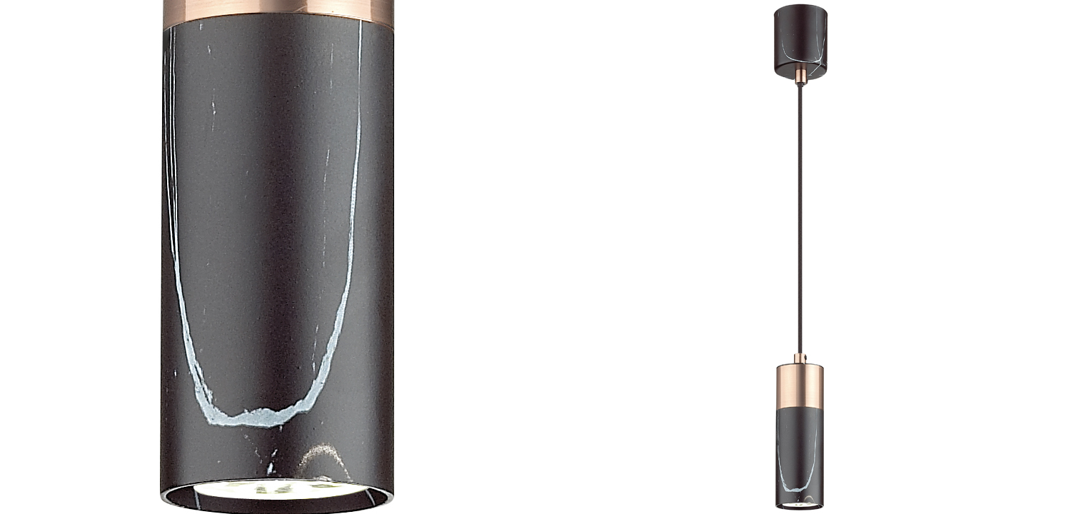 Подвесной светильник Nadine One black - фото