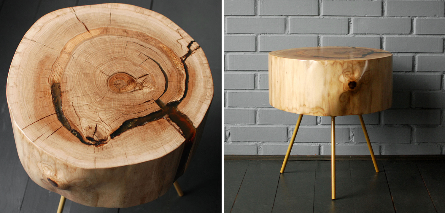 Приставной стол Knapp Industrial Metal Rust Side Table - фото