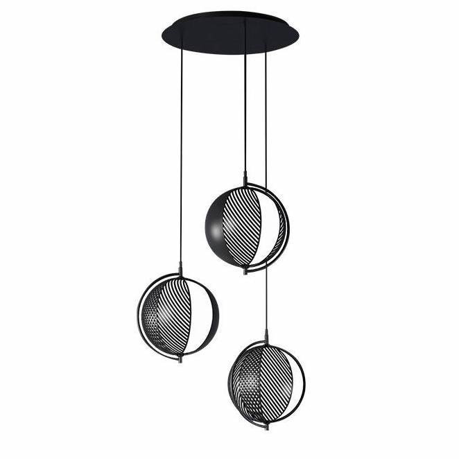 Подвесной светильник Mondo Pendant by oblure 3 Черный Подвесной светильник Mondo Pendant by oblure 3 Черный во Владивостоке | Loft Concept