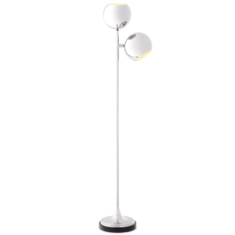 Торшер Eichholtz Floor Lamp Compton Nickel Никель Торшер Eichholtz Floor Lamp Compton Nickel Никель во Владивостоке | Loft Concept