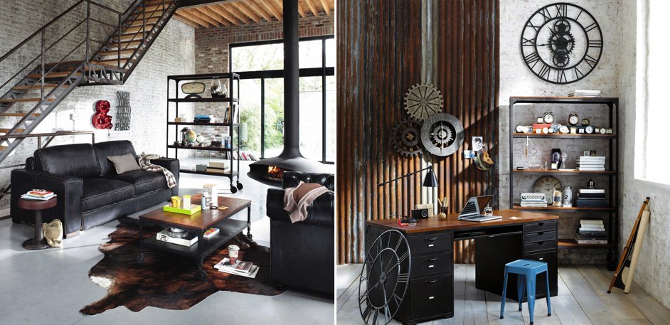Стеллаж Industrial Bar Oak Stella Стеллаж Industrial Bar Oak Stella - Loft-Concept во Владивостоке