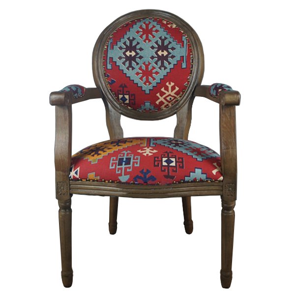 Кресло Gustavian Armchair Kelim Pattern Кресло Gustavian Armchair Kelim Pattern во Владивостоке | Loft Concept