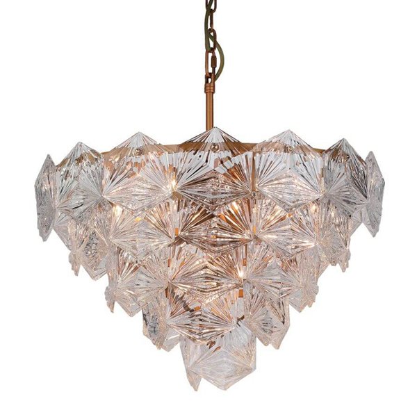 Люстра CHANDELIER ERMITAGE Gold Бронза Прозрачное Стекло Люстра CHANDELIER ERMITAGE Gold Бронза Прозрачное Стекло во Владивостоке | Loft Concept