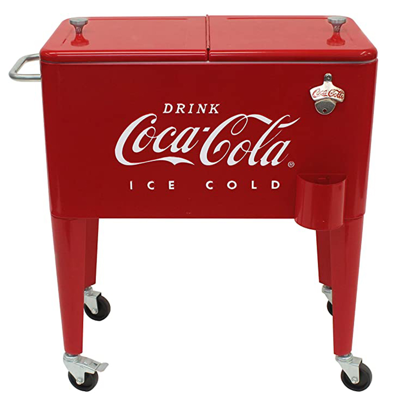 Куллер Retro Metal Coca-Cola Cooler Red Красный (Red) Куллер Retro Metal Coca-Cola Cooler Red Красный (Red) во Владивостоке | Loft Concept