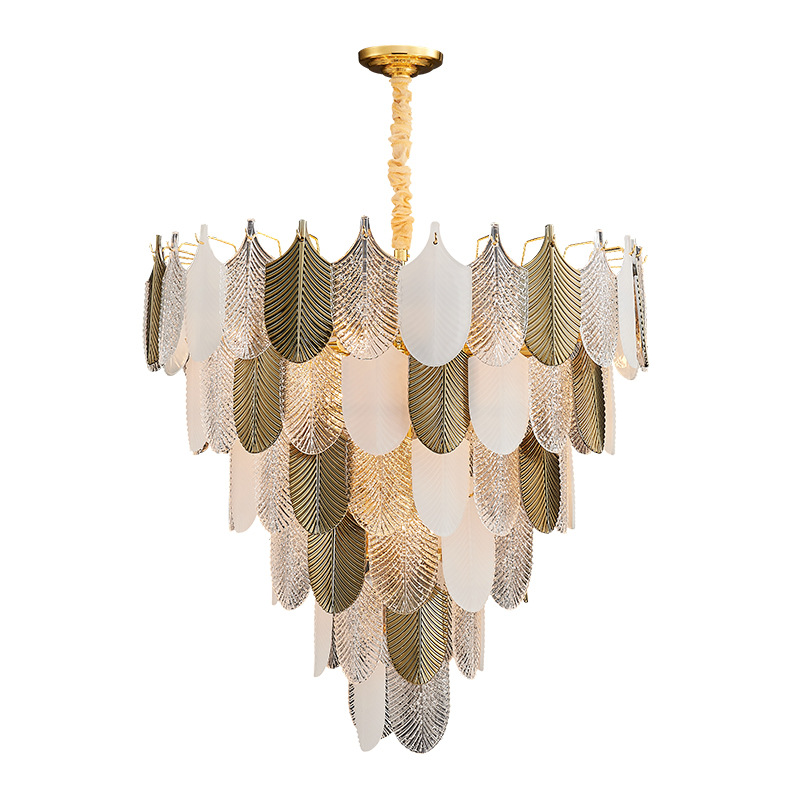 Люстра Abelia Chandelier Золотой Белый Прозрачный Люстра Abelia Chandelier Золотой Белый Прозрачный во Владивостоке | Loft Concept