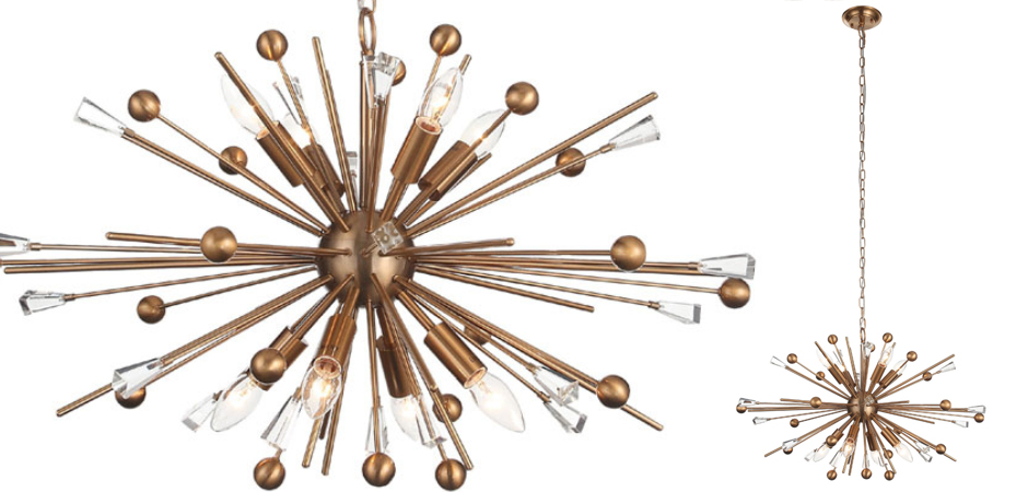 Люстра Спутник GIANT SPUTNIK Chandelier Copper Люстра Спутник GIANT SPUTNIK Chandelier Copper - Loft-Concept во Владивостоке