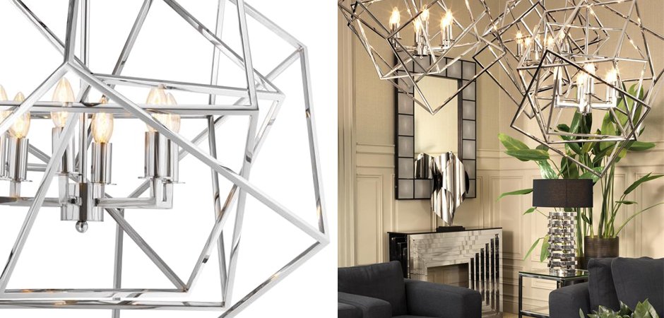 Eichholtz Lantern Matrix Nickel Eichholtz Lantern Matrix Nickel - Loft-Concept во Владивостоке