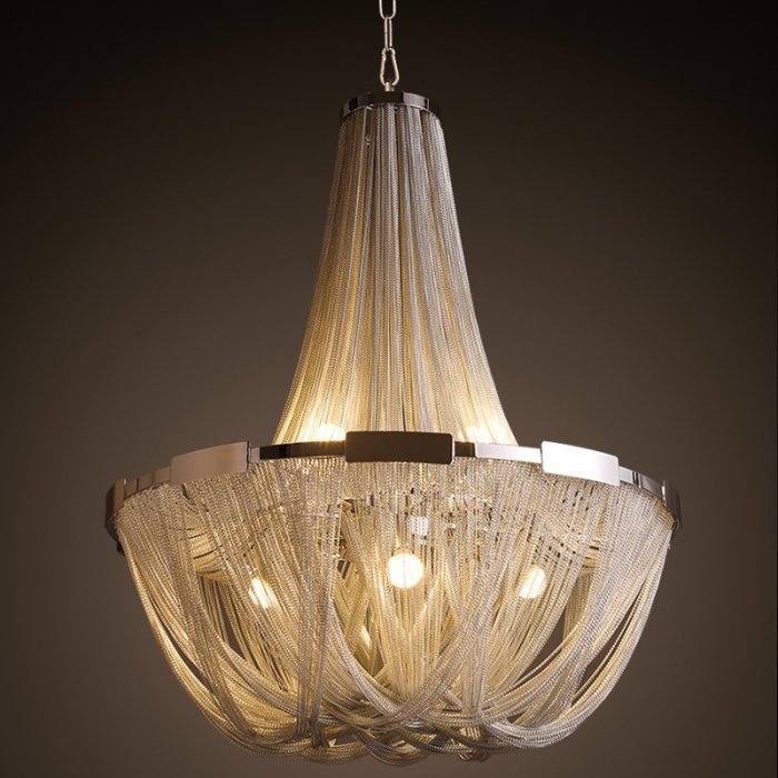 Люстра Soscik Golden Chain Chandelier Золотой Люстра Soscik Golden Chain Chandelier Золотой во Владивостоке | Loft Concept