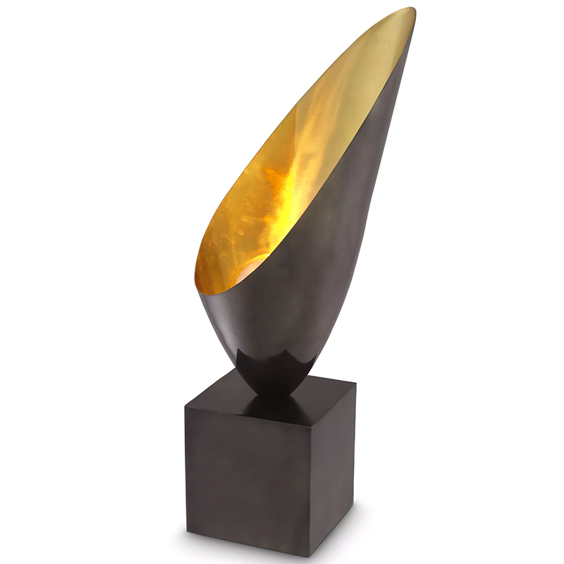 Настольная лампа Eichholtz Table Lamp Grotto Черный Золотой Настольная лампа Eichholtz Table Lamp Grotto Черный Золотой во Владивостоке | Loft Concept
