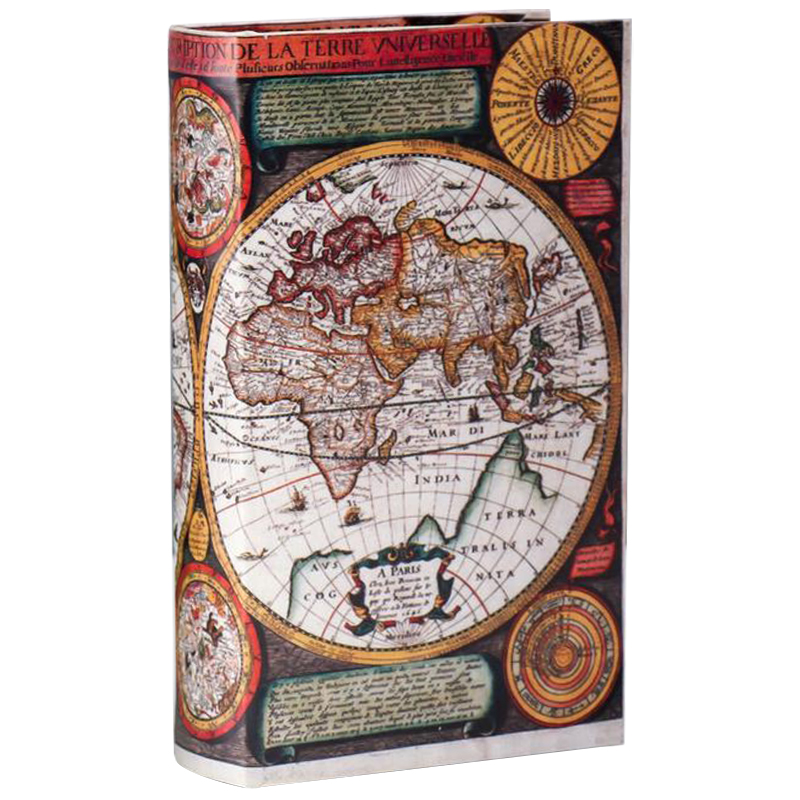 Шкатулка-книга Map of The World Book Box Мульти Шкатулка-книга Map of The World Book Box Мульти во Владивостоке | Loft Concept