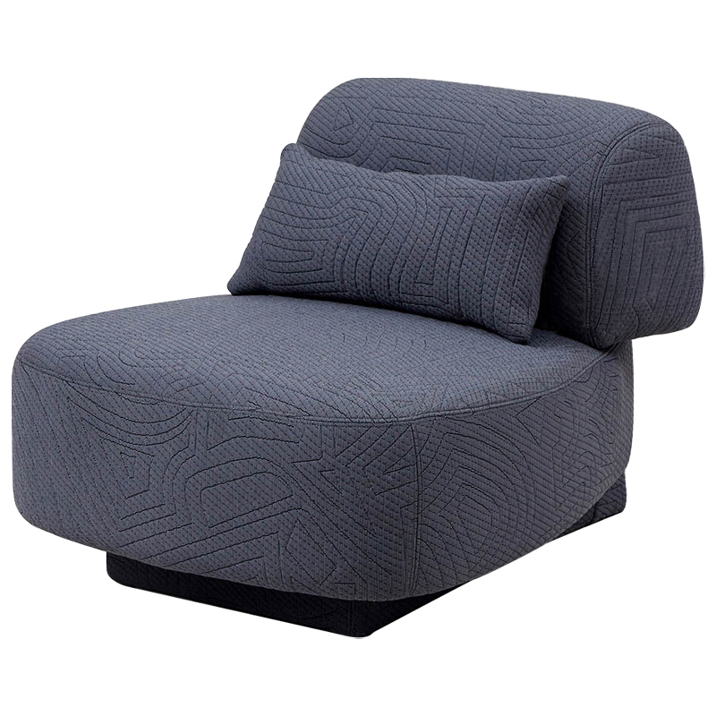 Кресло Bates Grey Armchair Серый Кресло Bates Grey Armchair Серый во Владивостоке | Loft Concept