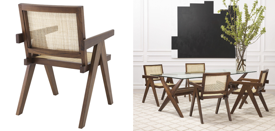 Стул Eichholtz Dining Chair Aristide brown Стул Eichholtz Dining Chair Aristide brown - Loft-Concept во Владивостоке