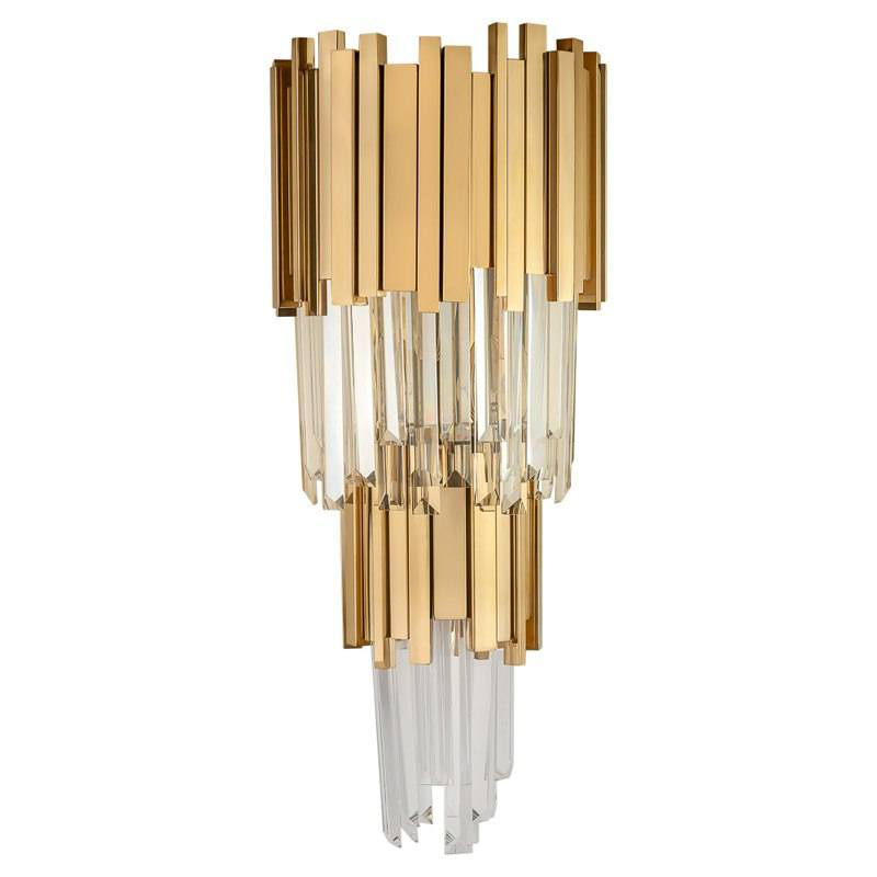 Бра Luxxu Modern Cascade Wall Lamp Gold 58 Золотой Прозрачное Стекло Бра Luxxu Modern Cascade Wall Lamp Gold 58 Золотой Прозрачное Стекло во Владивостоке | Loft Concept