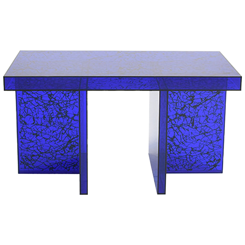 Кофейный стол Acrylic Blue Gerald Coffee Table Синий Черный Кофейный стол Acrylic Blue Gerald Coffee Table Синий Черный во Владивостоке | Loft Concept