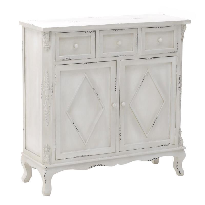 Комод в стиле прованс белый Peder Provence Chest of Drawers Белый винтажная патина Комод в стиле прованс белый Peder Provence Chest of Drawers Белый винтажная патина во Владивостоке | Loft Concept