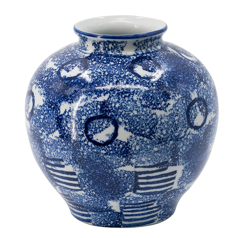 Ваза Abstraction Vase Синий Белый Ваза Abstraction Vase Синий Белый во Владивостоке | Loft Concept