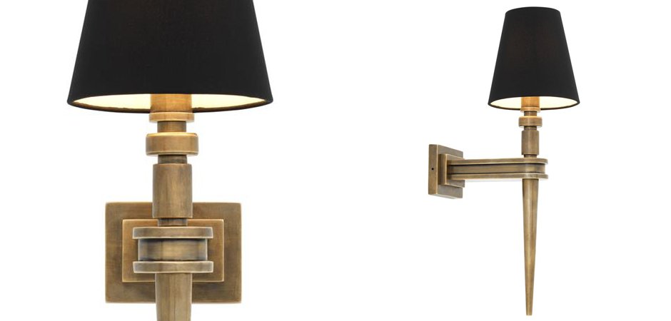 Бра Wall Lamp Waterloo Single Brass Бра Wall Lamp Waterloo Single Brass - Loft-Concept во Владивостоке