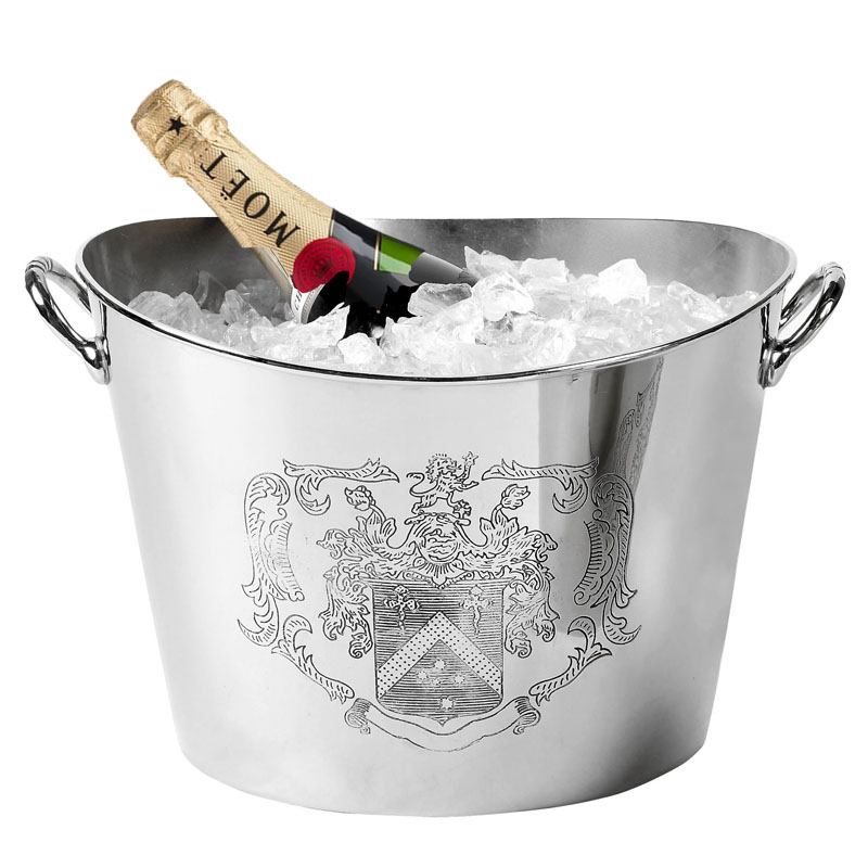 Ведерко для шампанского Eichholtz CHAMPAGNE COOLER MAGGIA Никель Ведерко для шампанского Eichholtz CHAMPAGNE COOLER MAGGIA Никель во Владивостоке | Loft Concept