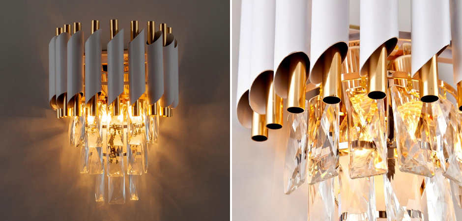 Каскадное бра Empire Crystal Gold Каскадное бра Empire Crystal Gold - Loft-Concept во Владивостоке