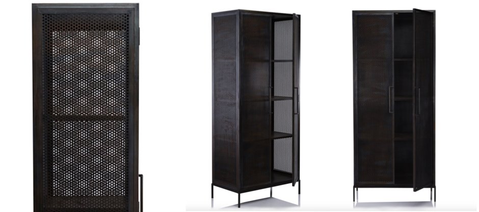 Шкаф Industrial Loft Dark Metal Tali Cabinet Шкаф Industrial Loft Dark Metal Tali Cabinet - Loft-Concept во Владивостоке