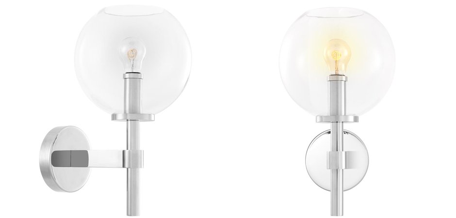 Бра Wall Lamp Jade Nickel Бра Wall Lamp Jade Nickel - Loft-Concept во Владивостоке