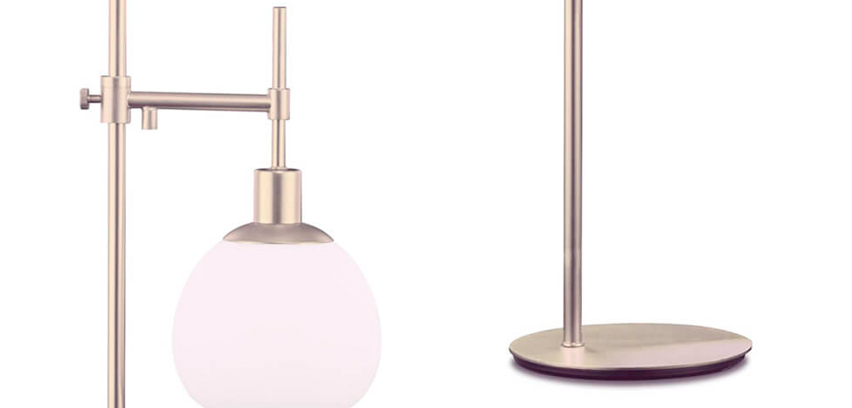 Настольная лампа Tiepolo Ball Table lamp nickel Настольная лампа Tiepolo Ball Table lamp nickel - Loft-Concept во Владивостоке
