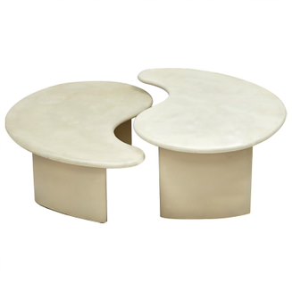 Набор кофейные столы Инь и Янь ivory ( слоновая кость ) Набор кофейные столы Инь и Янь ivory ( слоновая кость ) во Владивостоке | Loft Concept
