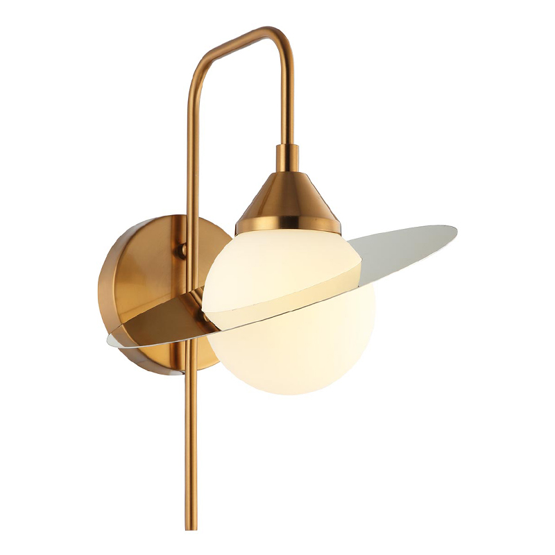 Бра Phainon Gold Wall Lamp Золотой Белый Бра Phainon Gold Wall Lamp Золотой Белый во Владивостоке | Loft Concept