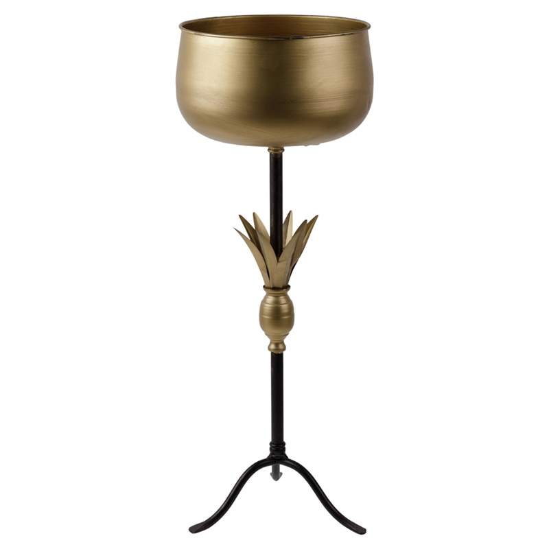 Ваза Leaves Vase Черный Золотой Ваза Leaves Vase Черный Золотой во Владивостоке | Loft Concept